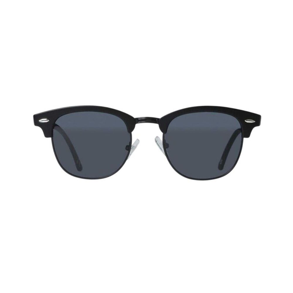 Firetrap Mens Round Browline Sunglasses / Black